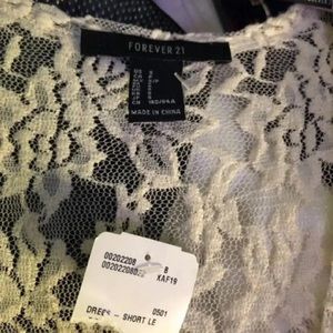 Long sleeve white dress